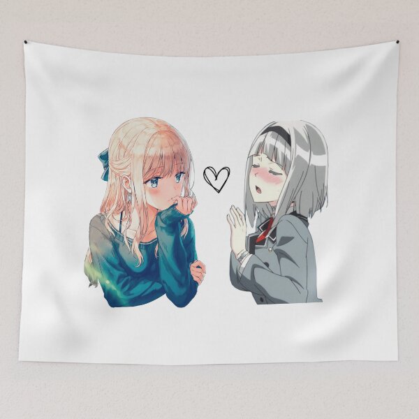 Item preview, anime 2 girl decals designed and sold by MOMO155.