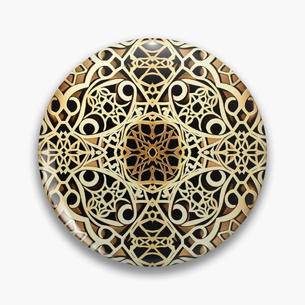 Item preview, Gold Filigree Arabic Pattern Unique and Elegant Design  designed and sold by thearttist.