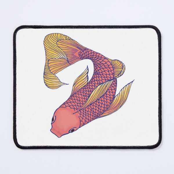 Item preview, Red and Yellow Coi  designed and sold by Jennifer Dawkins.