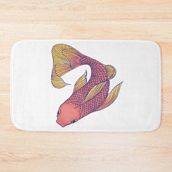 Item preview, Red and Yellow Coi  designed and sold by Jennifer Dawkins.