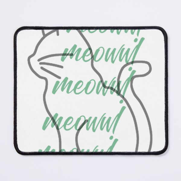 Item preview, cat meowing designed and sold by Omnya aboelyazeed.