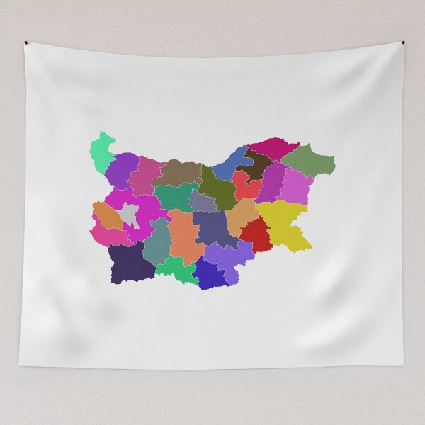 Item preview, Bulgaria Color Map designed and sold by Pixel4Art.