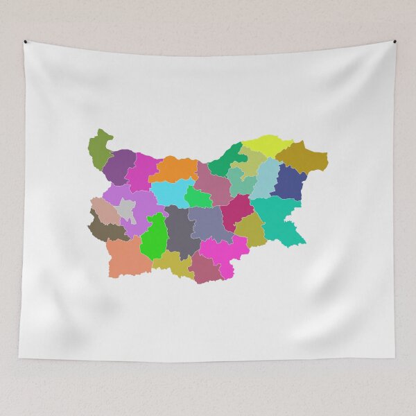Item preview, Bulgaria Color Map designed and sold by Pixel4Art.