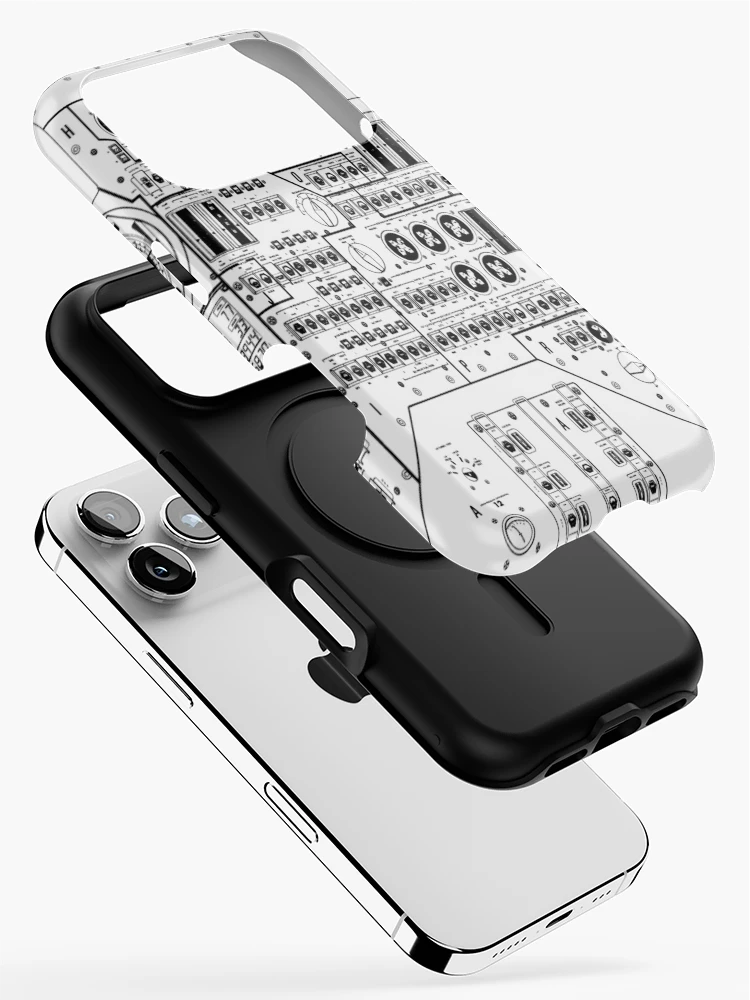 Thumbnail 2 of 4, iPhone Case, Apollo Command Module Main Control Panel designed and sold by weirdcountry.