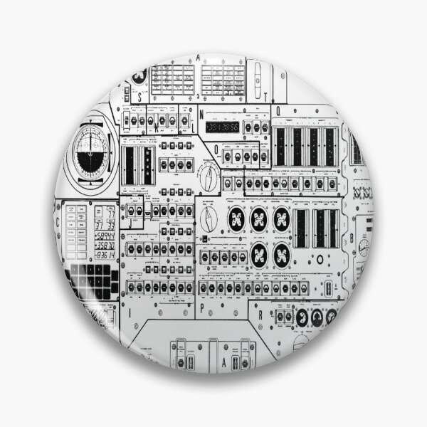 Item preview, Apollo Command Module Main Control Panel designed and sold by weirdcountry.