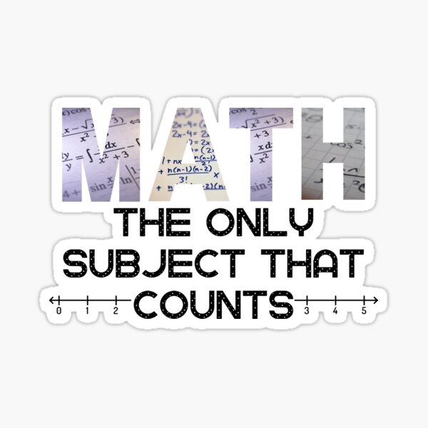 Item preview, Math is the Only Subject That Counts designed and sold by emoney14.