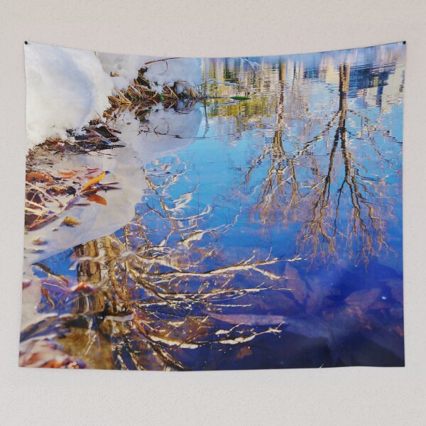 Item preview, Snowy Winter Reflection designed and sold by Nalinne Jones.