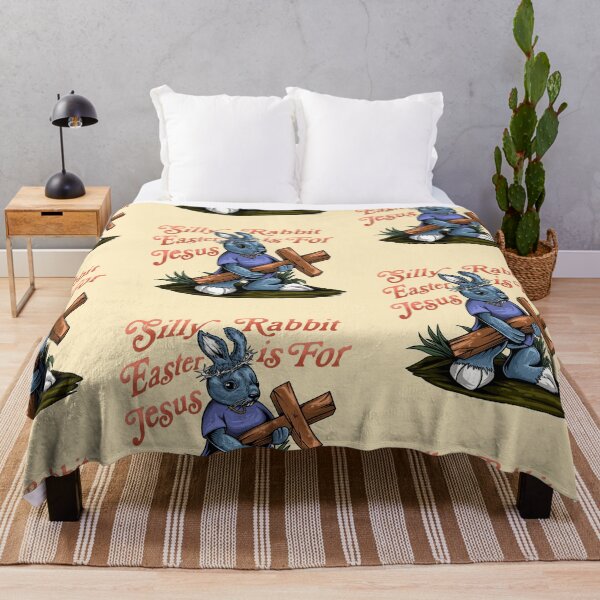 Item preview, Silly Rabbit Easter Is For Jesus - Funny Happy Easter - Rabbit Love - Jesus Easter designed and sold by Luvjesus2.