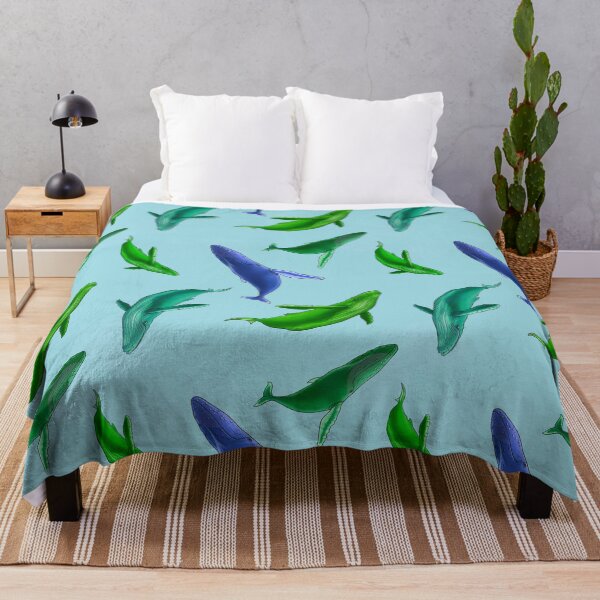 Item preview, Whales Dancing in Turquoise Water designed and sold by Naturascopia.