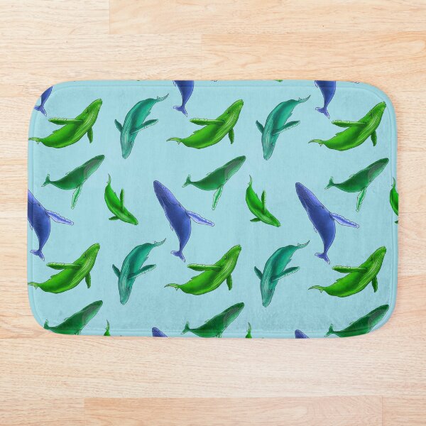 Item preview, Whales Dancing in Turquoise Water designed and sold by Naturascopia.