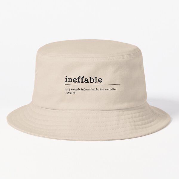 Vista previa del artículo con la obra «inefable», diseñado y vendido por wordsw-abode.
