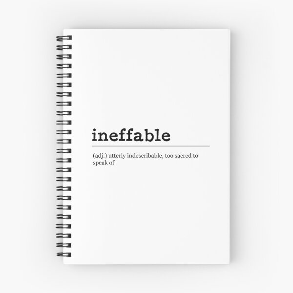 Item preview, ineffable designed and sold by wordsw-abode.