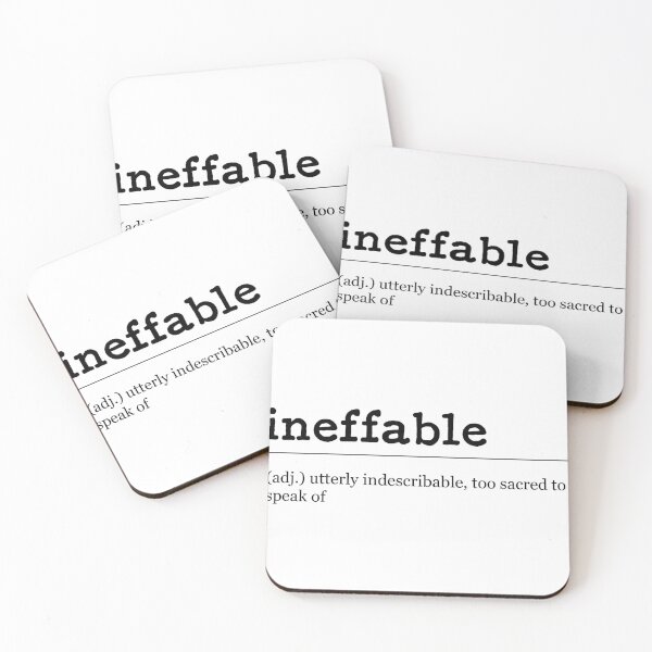 Item preview, ineffable designed and sold by wordsw-abode.