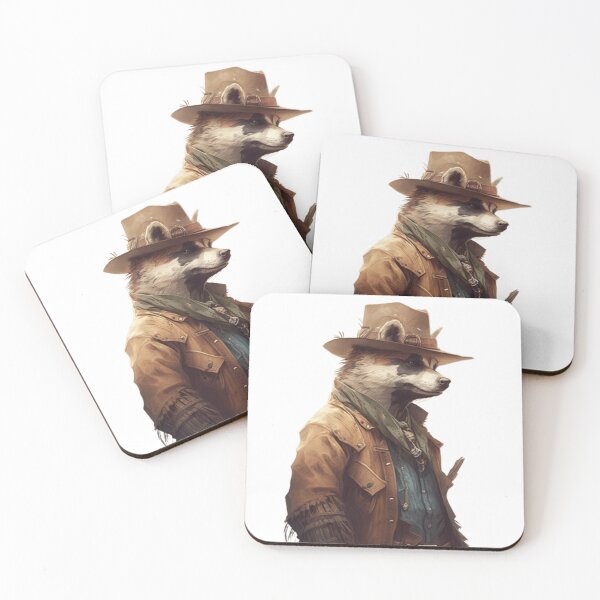 Item preview, Badger Outlaw Gunslinger designed and sold by AdvancedApe.