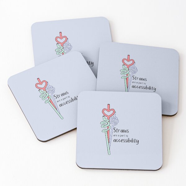 Item preview, Straws are a part of accessibility - disability humor designed and sold by Crafty-Anomaly.