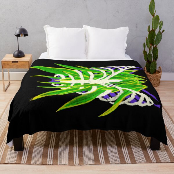 Item preview, Snake plant in human rib cage on black background designed and sold by Theokotos.