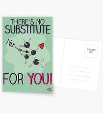 No substitute for you! Postcards