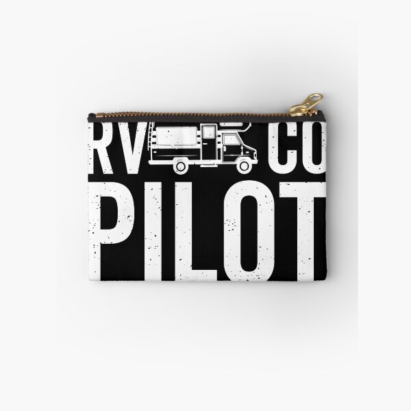 Item preview, RV Co-Pilot Camping Funny Vintage Motorhome Travel Vacation designed and sold by tshirtsdesk.