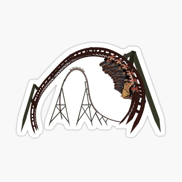 Toutatis Rollercoaster Parc Asterix Sticker