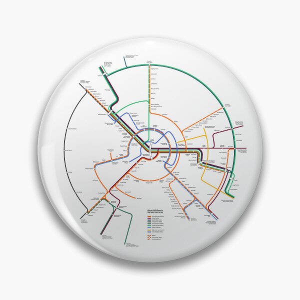 Item preview, West Midlands Tram and Rail Map - Circular designed and sold by shirtsmith.