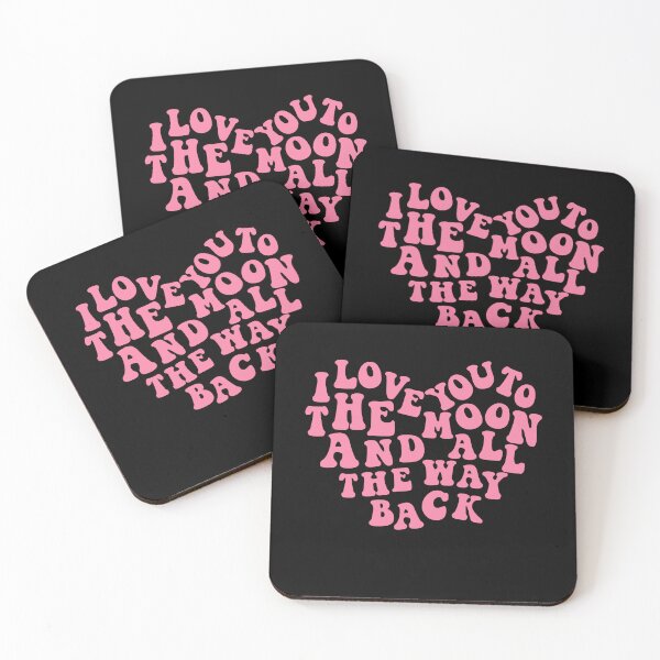 Item preview, I Love You To The Moon and Back - Pink Heart Custom (Marley) designed and sold by jessicaleah15.