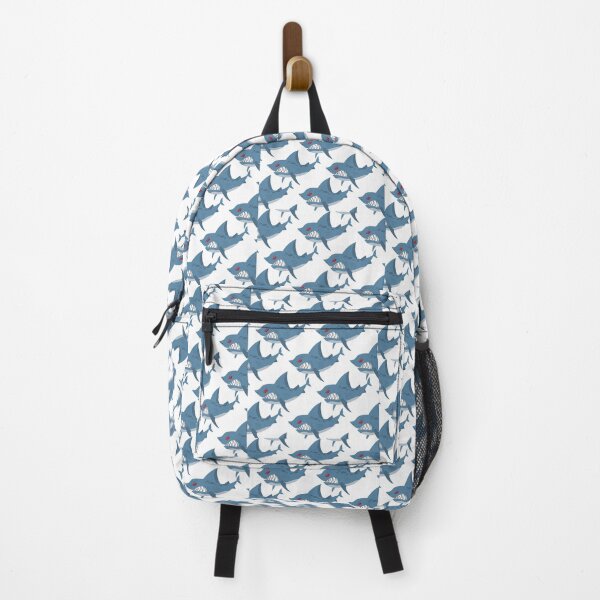 Item preview, Angry Shark Pattern designed and sold by mkzmerch.