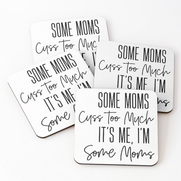 Item preview, Some moms  cuss too much - Funny Tshirts designed and sold by layersofmee.