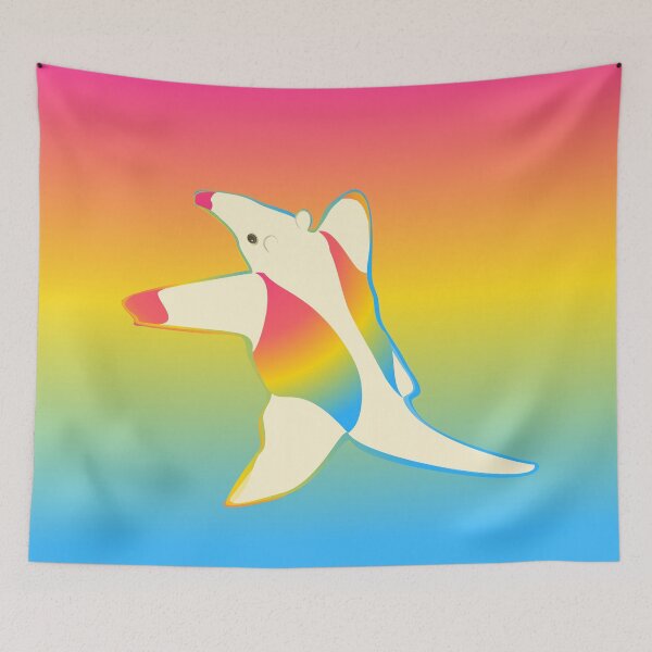 Item preview, anteater tamandua pan pride designed and sold by MiraNomegusta.