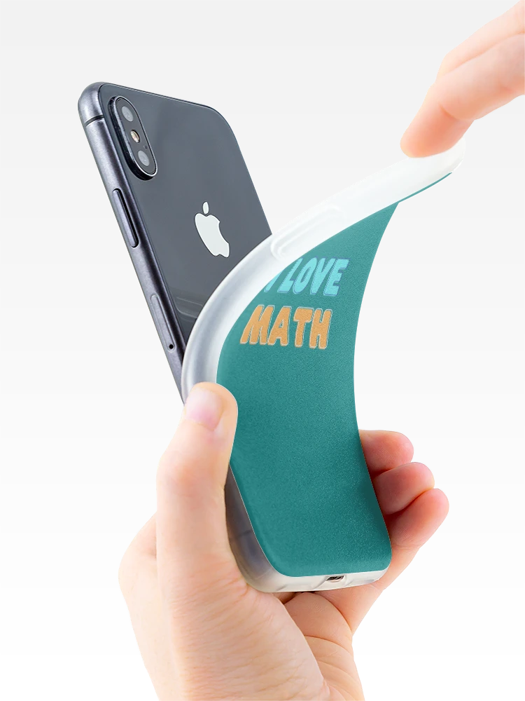 Thumbnail 4 of 5, iPhone Case, I Love Math designed and sold by MathVerge.