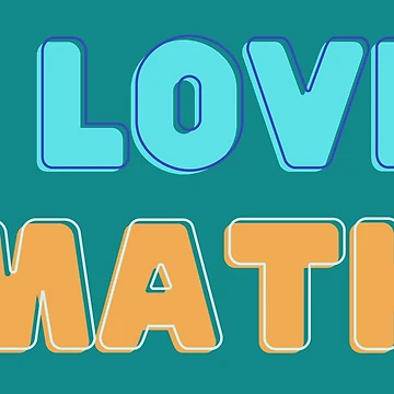 Artwork thumbnail, I Love Math by MathVerge