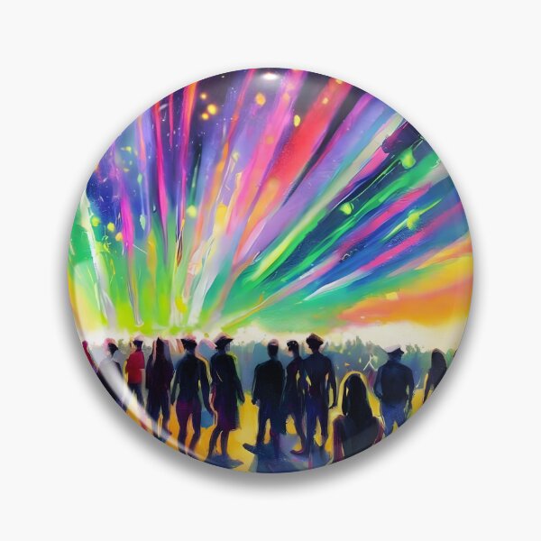 Item preview, Vibrant Gathering: A Colorful Outdoor Celebration designed and sold by ElLocoMus.