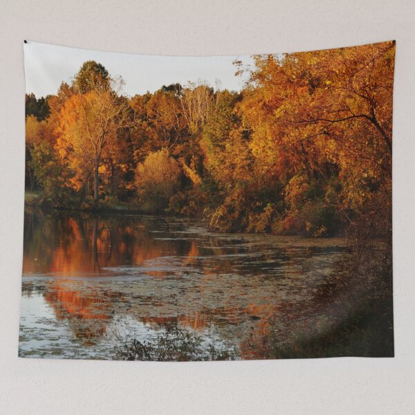 Item preview, Fall Trees Lake Landscape designed and sold by Nalinne Jones.