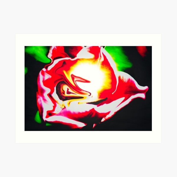 abstract floral design Art Print