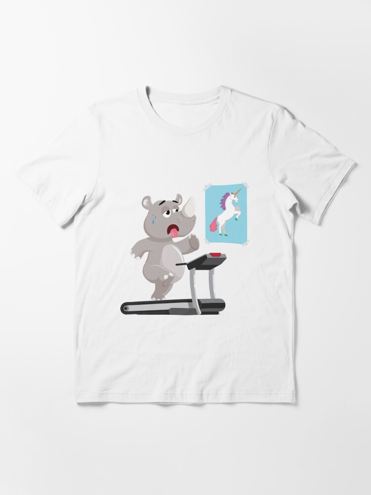 Discover Motivational Rhino Unicorn Workout T-Shirt Essential T-Shirt