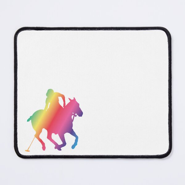 Item preview, Rainbow Polo Horse & Player designed and sold by FiveWheatJamie.