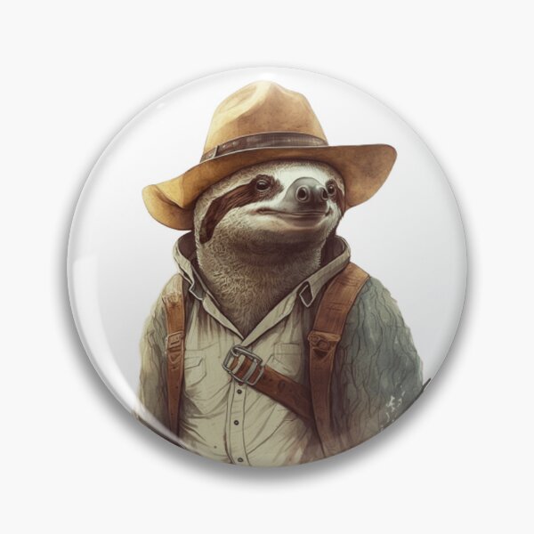 Item preview, Sloth Explorer designed and sold by AdvancedApe.