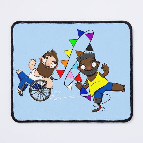 Item preview, Racing with Pride | Disabled Queer Representation Art designed and sold by Love Burty.