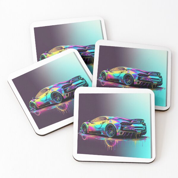 Item preview, Colorful Sports Car designed and sold by NaNaSpaceStore.