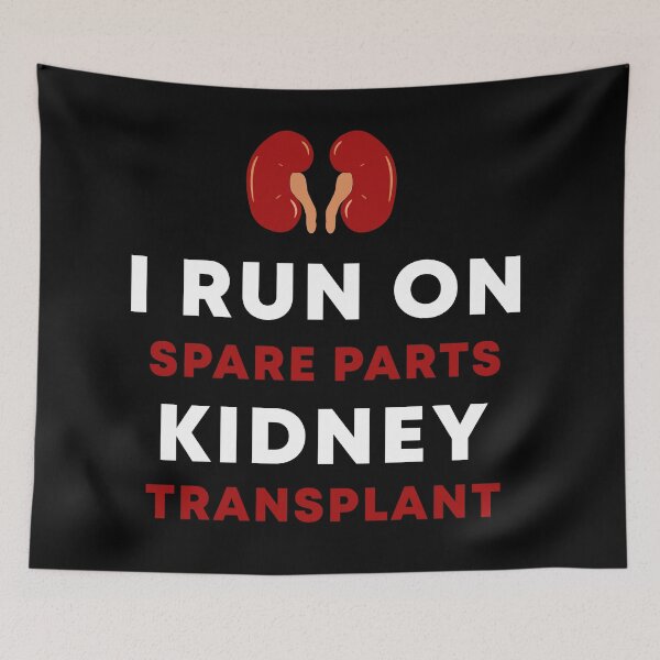 Item preview, I Run On Spare Parts Kidney Transplant designed and sold by Color-Sparkle.