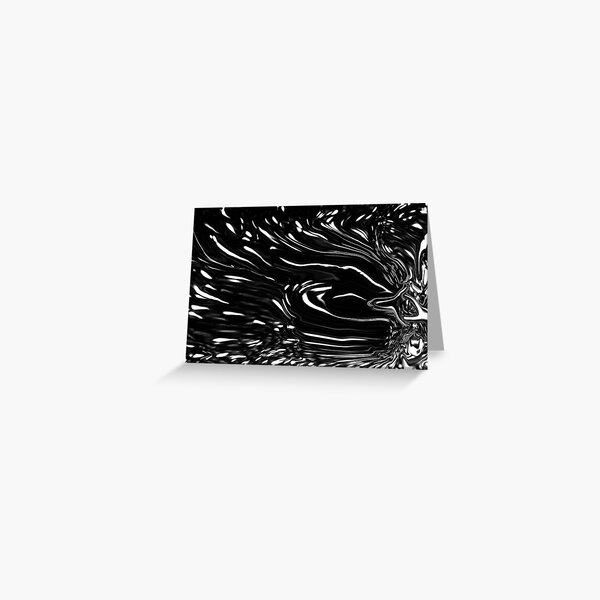 fluid contrasts Greeting Card