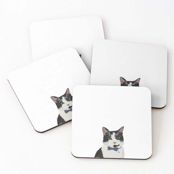 Item preview, Tuxedo Cat Portrait designed and sold by Milli Co Studio.
