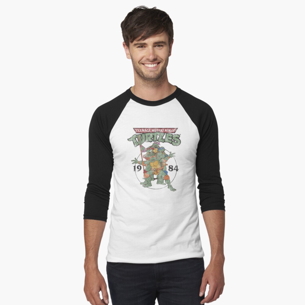 Fifth Sun Ninja Retro Surf - Teenage Mutant Ninja Turtles White T-Shirt, Unisex - Ign Store 2XL