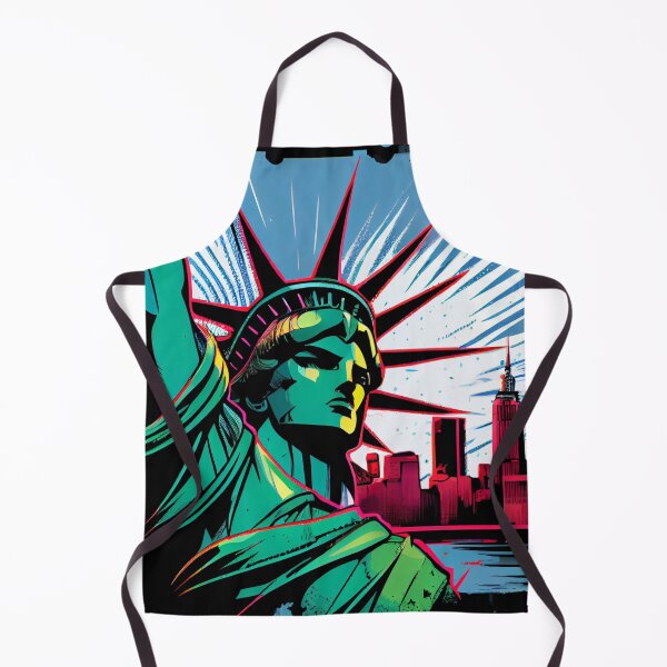 Item preview, "A Colorful Depiction of the Statue of Liberty and New York" designed and sold by Mykhailov.