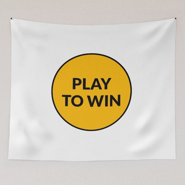 Item preview, PLAY TO WIN designed and sold by Inspirationmotivation.