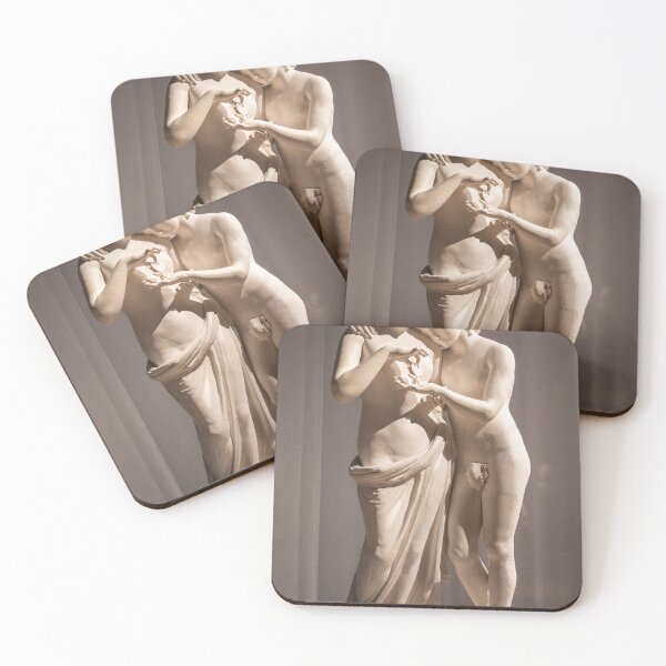 Item preview, Cupid and Psyche standing, Antonio Canova. designed and sold by Paolo Modena Photography    -   Fine Italian Art.