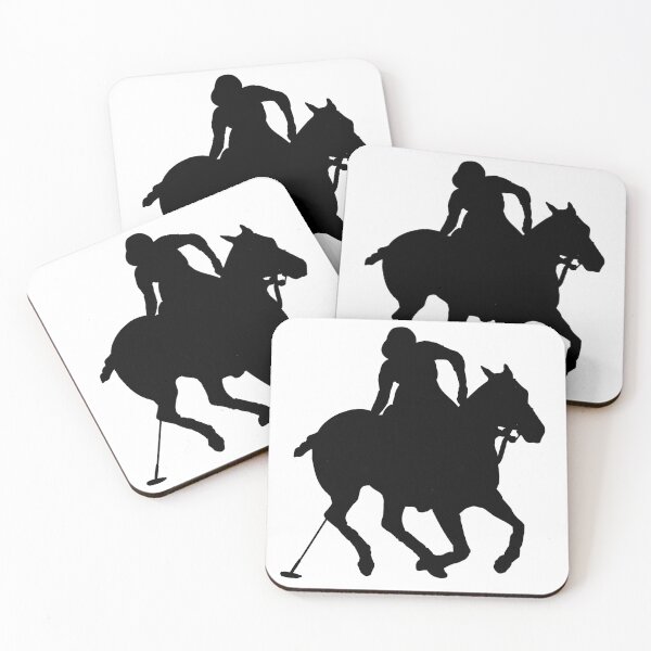 Item preview, Polo Horse & Player - Black designed and sold by FiveWheatJamie.