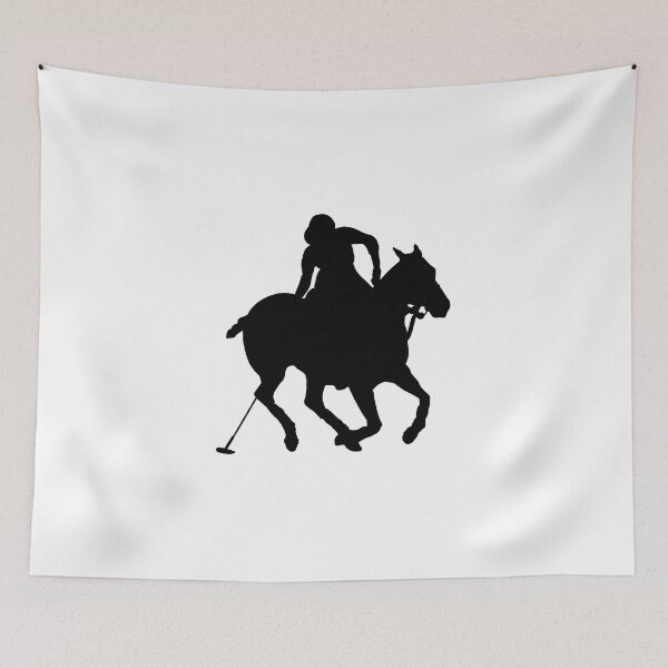 Item preview, Polo Horse & Player - Black designed and sold by FiveWheatJamie.