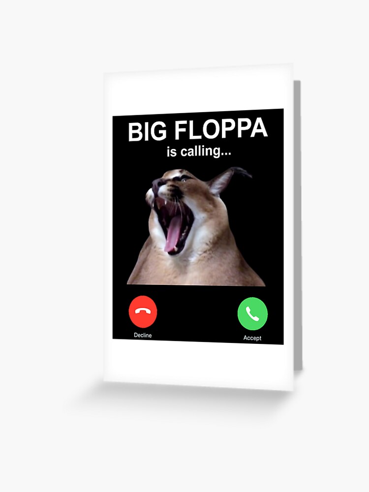 big floppa meme Greeting Card for Sale by BE FUN