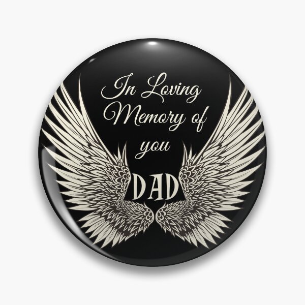 Item preview, In Loving Memory of Dad Angel Wings designed and sold by JandS-In-Memory.