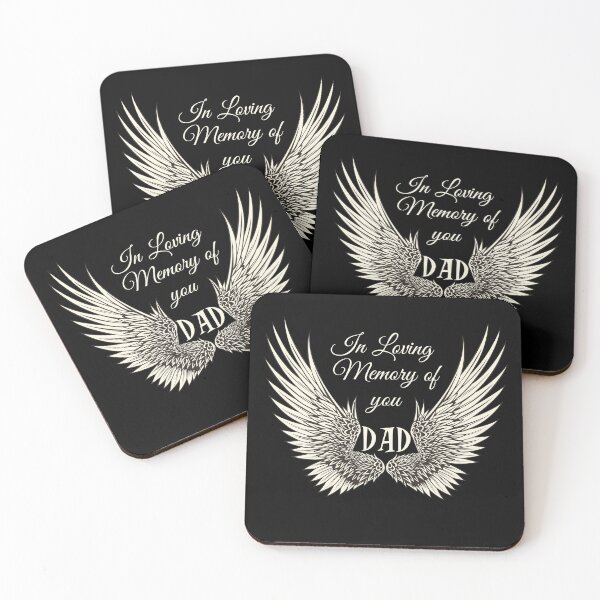 Item preview, In Loving Memory of Dad Angel Wings designed and sold by JandS-In-Memory.